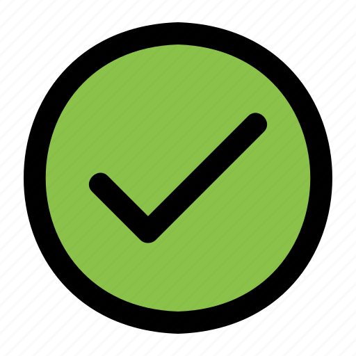 Check, mark, accept, checklist, approved, ok, yes icon - Download on Iconfinder