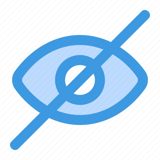 Not, visible, invisible, view, vision, eye, watch icon - Download on Iconfinder
