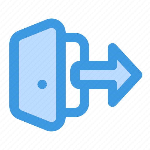 Logout, exit, close, door, cancel, out, arrow icon - Download on Iconfinder
