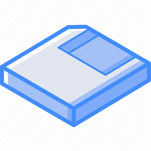 Essentials, isometric, save icon - Download on Iconfinder