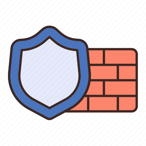 Brick, protect, shield, wall icon - Download on Iconfinder