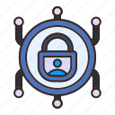 cyber, internet, lock, locked, padlock, protection, security