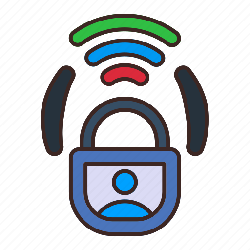 Shield, secure, profile, protection, signal, internet icon - Download on Iconfinder
