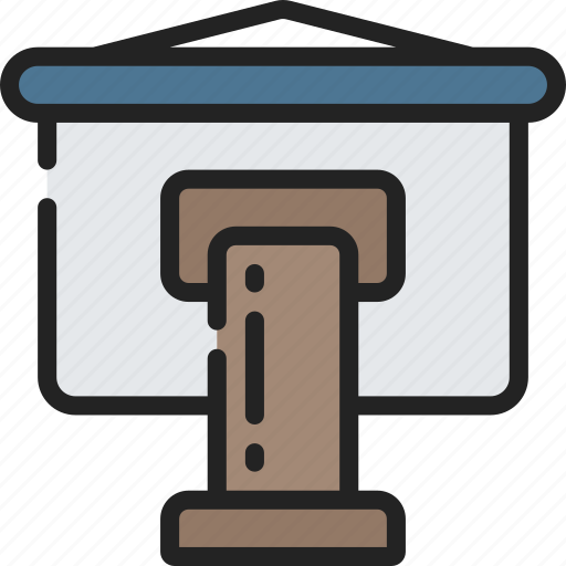 Business, essentials, podium, presentation, stand icon - Download on Iconfinder