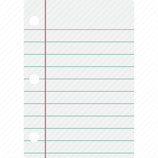 Lined, looseleaf, paper icon - Download on Iconfinder