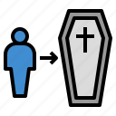 coffin, dead, death, defunct, lifeless