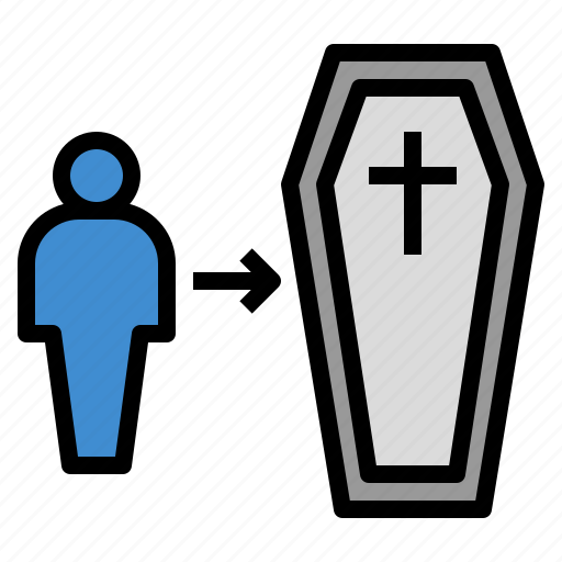 Coffin, dead, death, defunct, lifeless icon - Download on Iconfinder