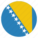 bosnia, country, flag, herzegovina, national, european