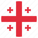 country, flag, georgia, georgian, national, european