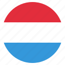 country, flag, luxembourg, national, european