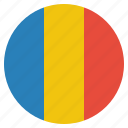 country, flag, national, romania, romanian, european