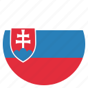 country, flag, national, slovakia, slovakian, european