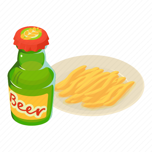Belgianfood, isometric, object, sign icon - Download on Iconfinder