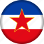 europe, flag, yugoslavia 