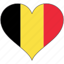 belgium, flag, heart, europe, european, country, love