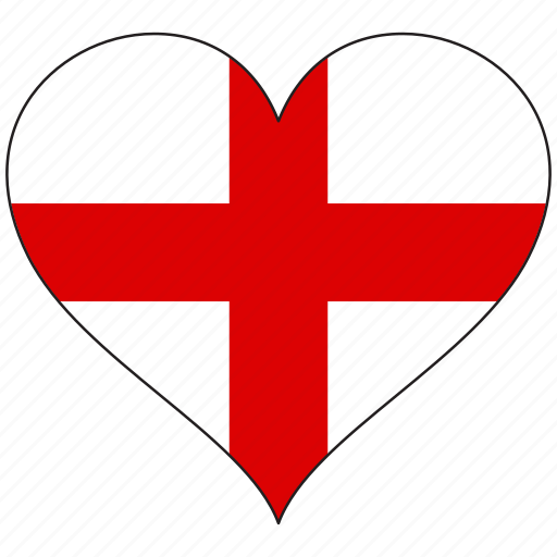 England, flag, heart, europe, european, country icon - Download on Iconfinder