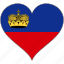 flag, heart, liechtenstein, europe, european, love, national 