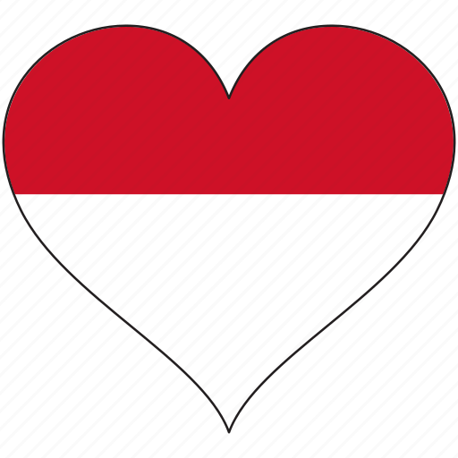 Flag, heart, monaco, europe, european, love, national icon - Download on Iconfinder
