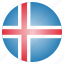 country, flag, iceland, national, european 