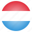 country, flag, luxembourg, national, european 
