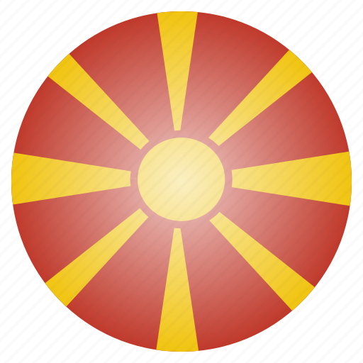Country, flag, macedonia, national, european icon - Download on Iconfinder