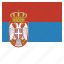 country, flag, national, serbia, serbian 