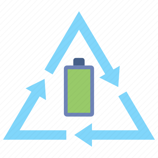 Battery, recycling, energy, power icon - Download on Iconfinder