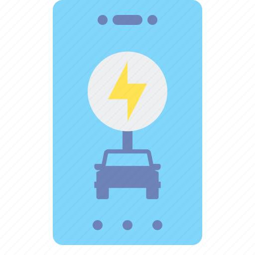 Charging, app, smart, vehicle icon - Download on Iconfinder
