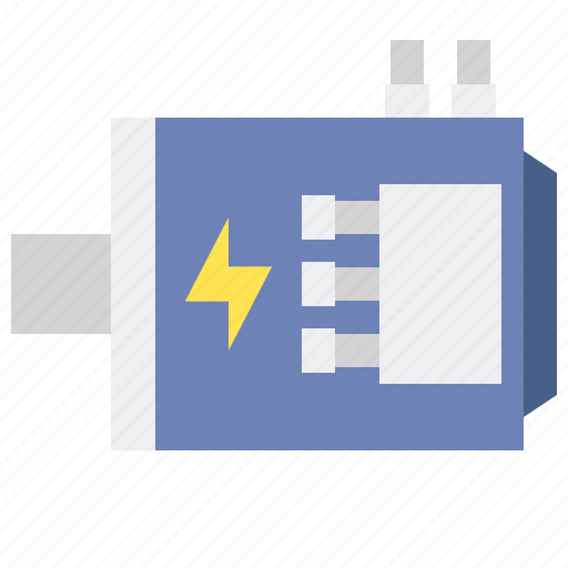 Electric, traction, motor, power icon - Download on Iconfinder