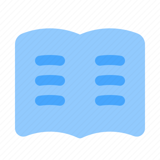 Literature, open, book, reading, read, library icon - Download on Iconfinder