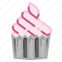 bakery, birthday, cake, cupcake, dessert, food, muffin