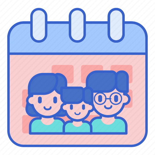 Calendar, date, event, family icon - Download on Iconfinder