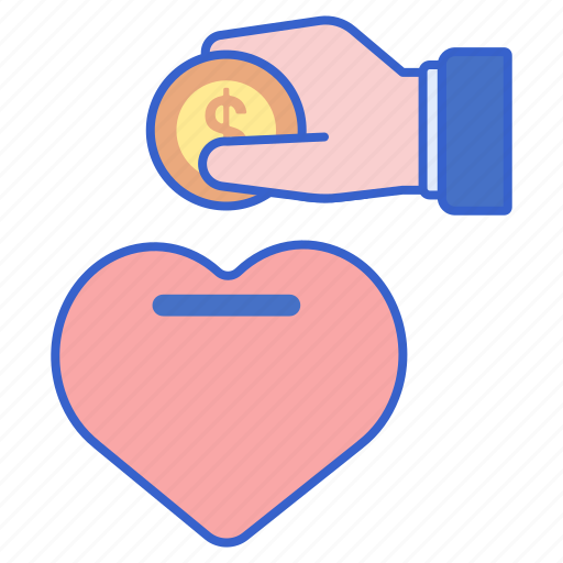 Charity, donation, fundraiser, heart icon - Download on Iconfinder