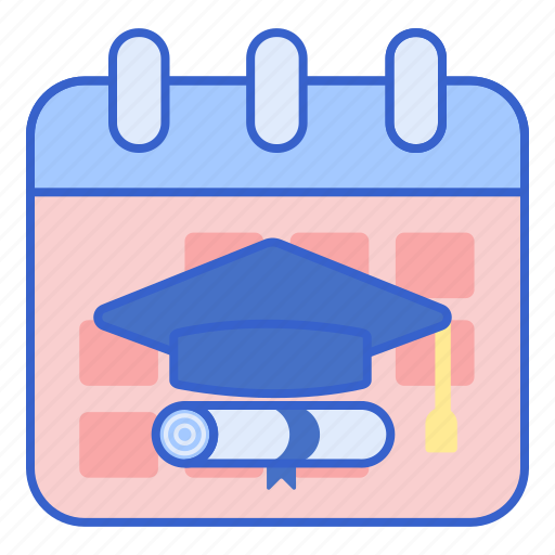 Calendar, education, event, graduation icon - Download on Iconfinder