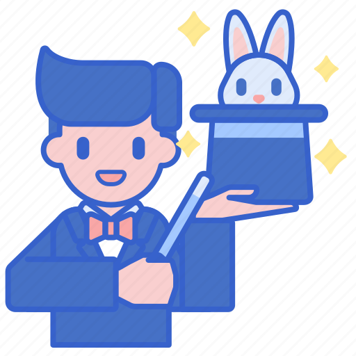 Hat, magic, magician, performer icon - Download on Iconfinder