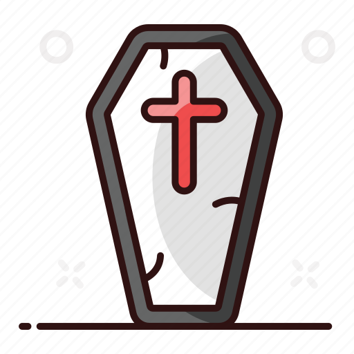 Box, burial coffin, casket, coffin, funeral, funeral box, halloween coffin icon - Download on Iconfinder