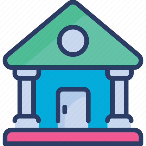 Art, building, history, institution, library, museum, pillars icon - Download on Iconfinder