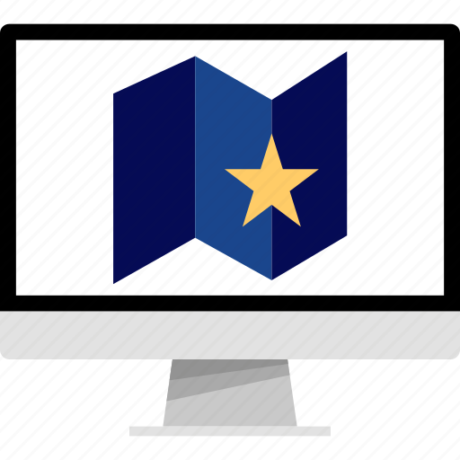 Favorite, mac, map, pc, star icon - Download on Iconfinder