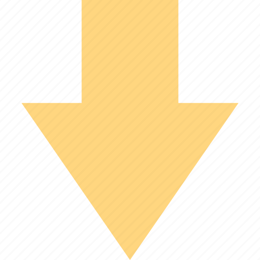 Arrow, down, point, pointer icon - Download on Iconfinder