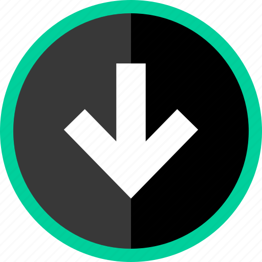 Arrow, direction, download, point, pointer icon - Download on Iconfinder