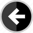 arrow, direction, left, point, pointer
