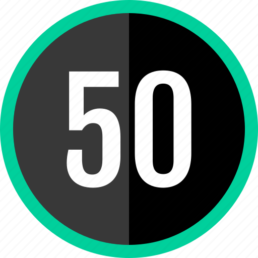 Number, fifty icon - Download on Iconfinder on Iconfinder