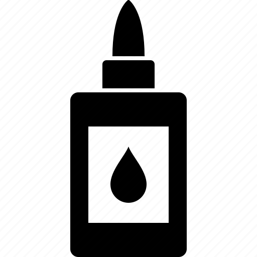 Glue, bottle, adhesive, school, craft, cement, mucilage icon - Download on Iconfinder