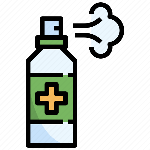 Hand, sanitizer, spray, bottle, antiseptic, product, prevention icon - Download on Iconfinder