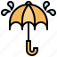 umbrella, protection, rain, weather 
