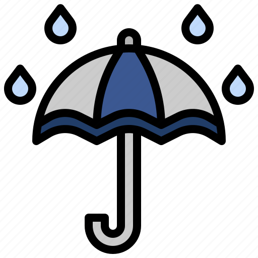 Protection, rain, rainy, tools, umbrella, utensils, weather icon - Download on Iconfinder