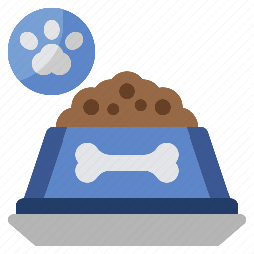 Animal, animals, bowl, dog, food, paw, pet icon - Download on Iconfinder