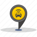 place, pointer, street, taxi