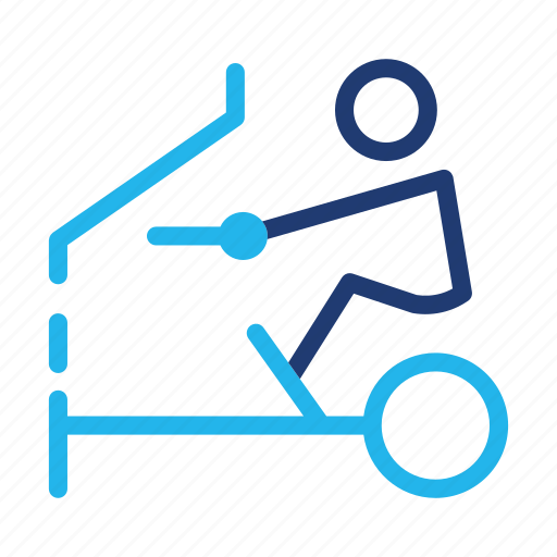 Exercise, sport, fitness, rowing icon - Download on Iconfinder