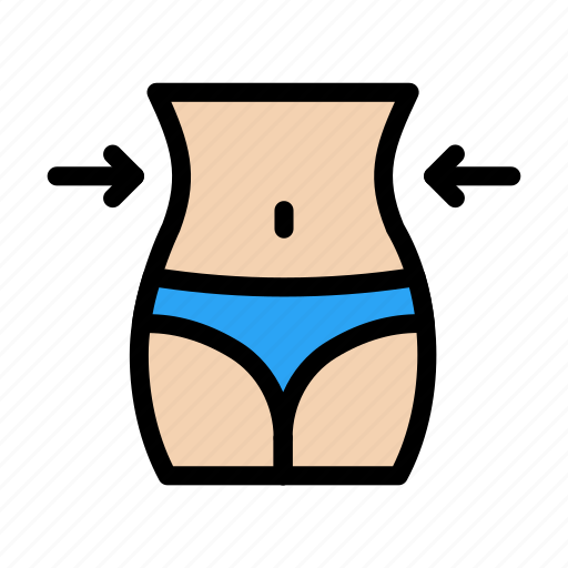 Belly, diet, female, fitness, slim icon - Download on Iconfinder